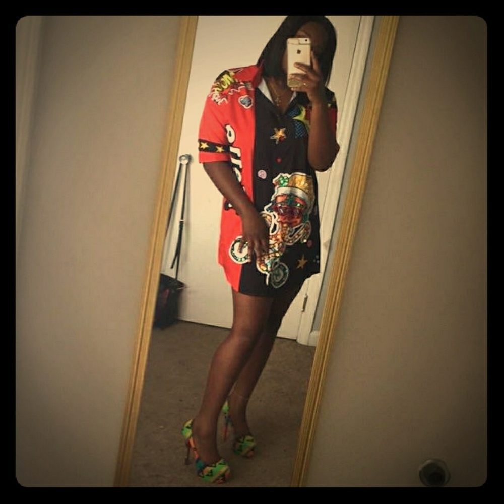 Fungirl Wow Shirt Dress